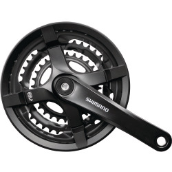 Shimano Kurbelgarnitur TOURNEY FC-TY501 6-fach/7-fach/8-fach 170 mm 42-34-24 Zähne