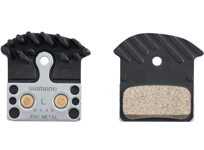 Shimano Scheibenbremsbelag J04C-MF Sinter Stahlträger