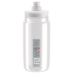 Elite Trinkflasche Fly 550ml Clear/grau